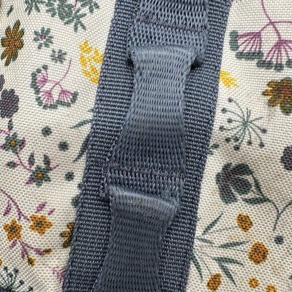 Adidas Stratton III Backpack Woodland Floral Cream Gray Multiple Pockets - Picture 13 of 15